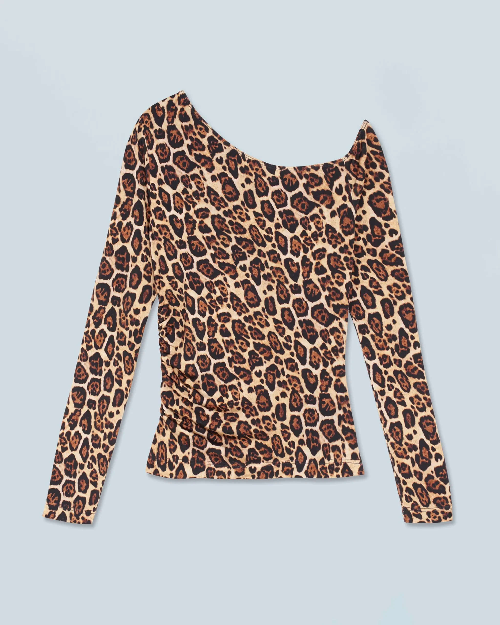 Top asimmetrico in jersey