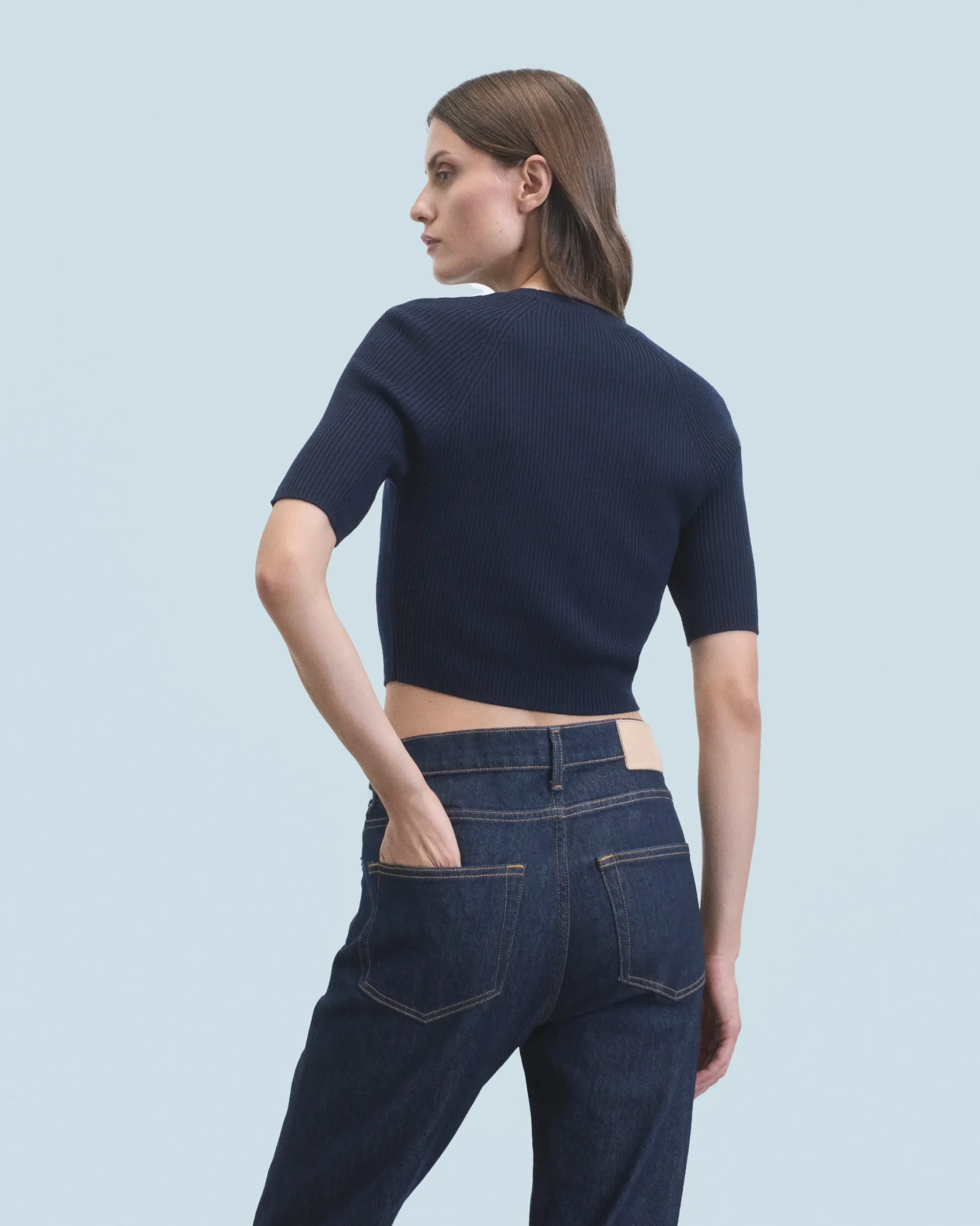 Top Maniche corte con Aperture e Ricami