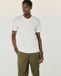 T-shirt Scollo a V Maniche corte