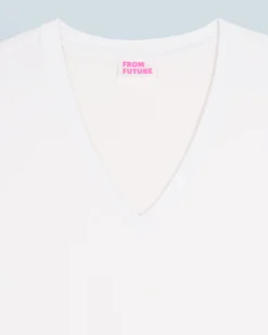 T-shirt Scollo a V Maniche corte