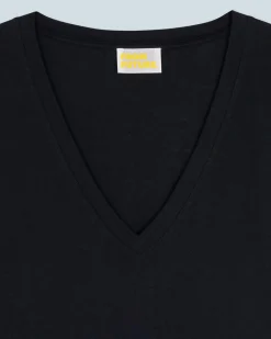 T-Shirt Scollo a V Supima