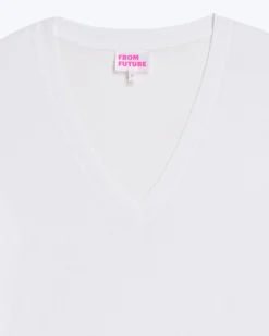 T-Shirt Scollo a V Supima