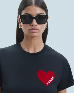 T-Shirt Scollo tondo Cuore