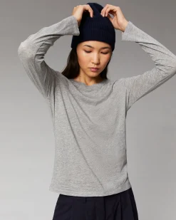 T-Shirt Scollo tondo Maniche lunghe Basic