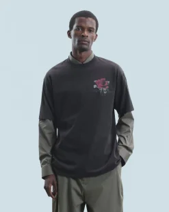 T-shirt Scollo tondo Maniche corte Rose