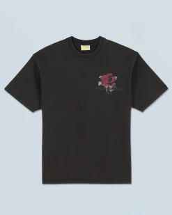 T-shirt Scollo tondo Maniche corte Rose
