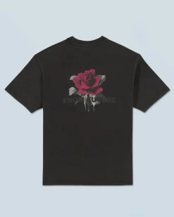 T-shirt Scollo tondo Maniche corte Rose