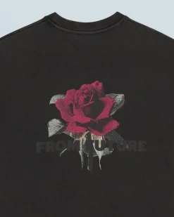 T-shirt Scollo tondo Maniche corte Rose