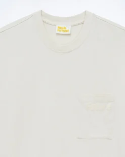 T-shirt Scollo tondo Tasca