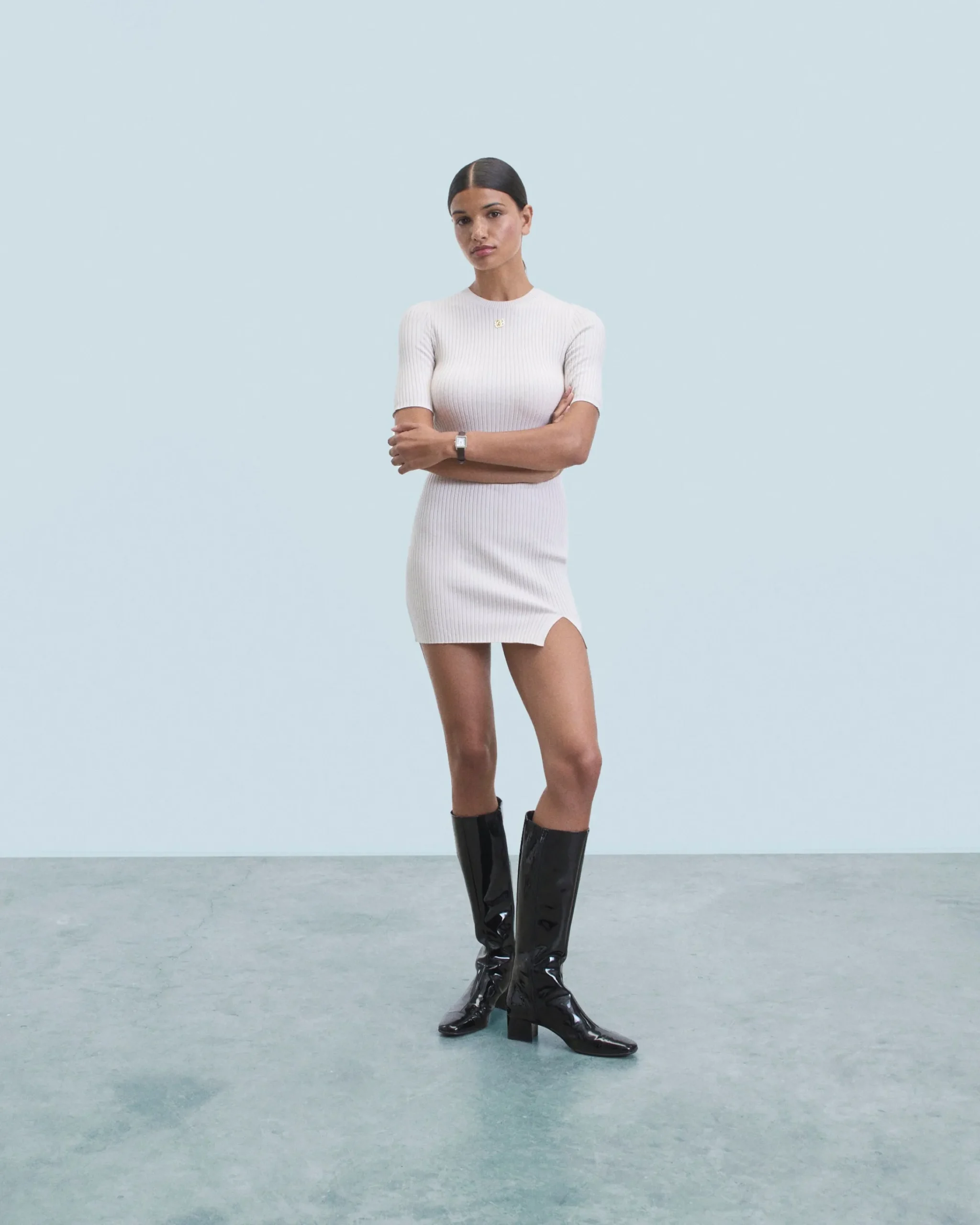 Vestito Corto Maniche corte a 3/4