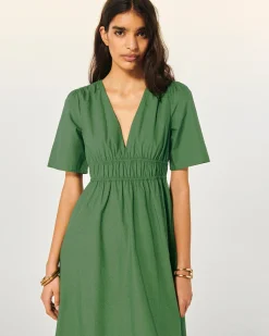 Vestito Lungo Maniche corte Gianna