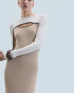 Vestito Lungo Maniche lunghe