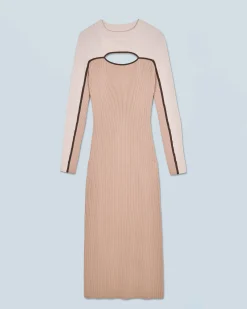 Vestito Lungo Maniche lunghe