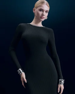 Vestito Lungo Maniche lunghe