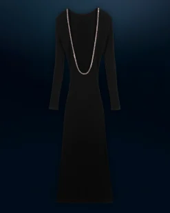 Vestito Lungo Maniche lunghe