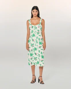 Vestito Lungo Spallina Leatitia