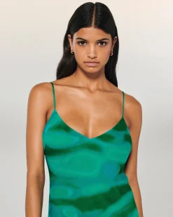 Vestito Lungo Spallina Mussolina