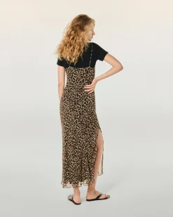 Vestito Lungo Spallina Mussolina