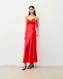 Vestito Lungo Spallina Salma